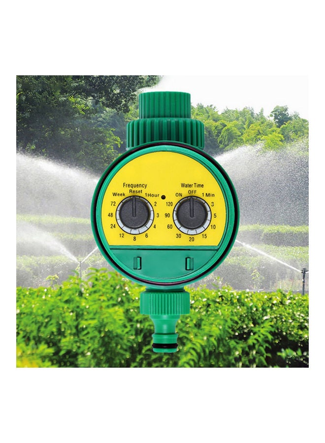 Intelligent Automatic Irrigation Controller Timer Watering Tool Green/Yellow