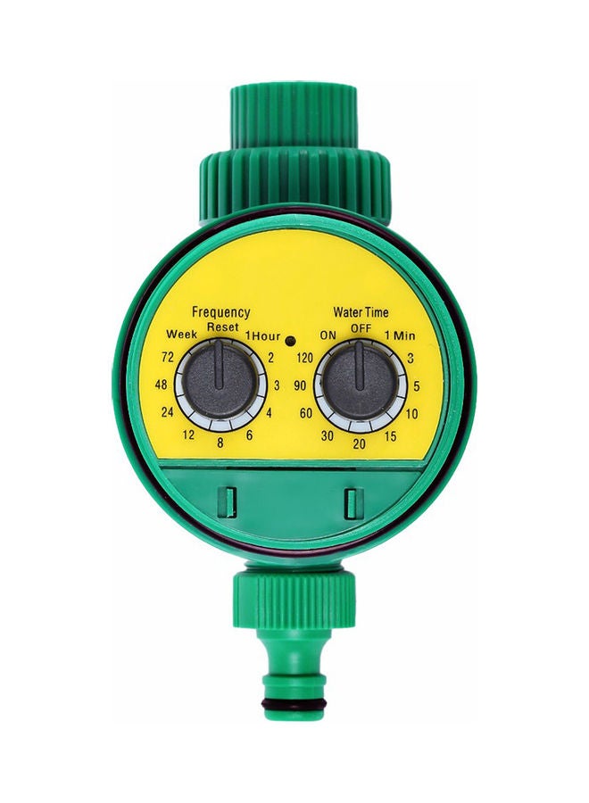 Intelligent Automatic Irrigation Controller Timer Watering Tool Green/Yellow