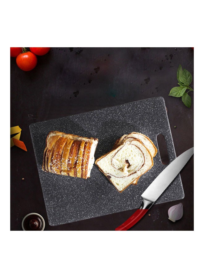 Imitation Marble Cutting Board Black 25x15x0.8cm - Image 2
