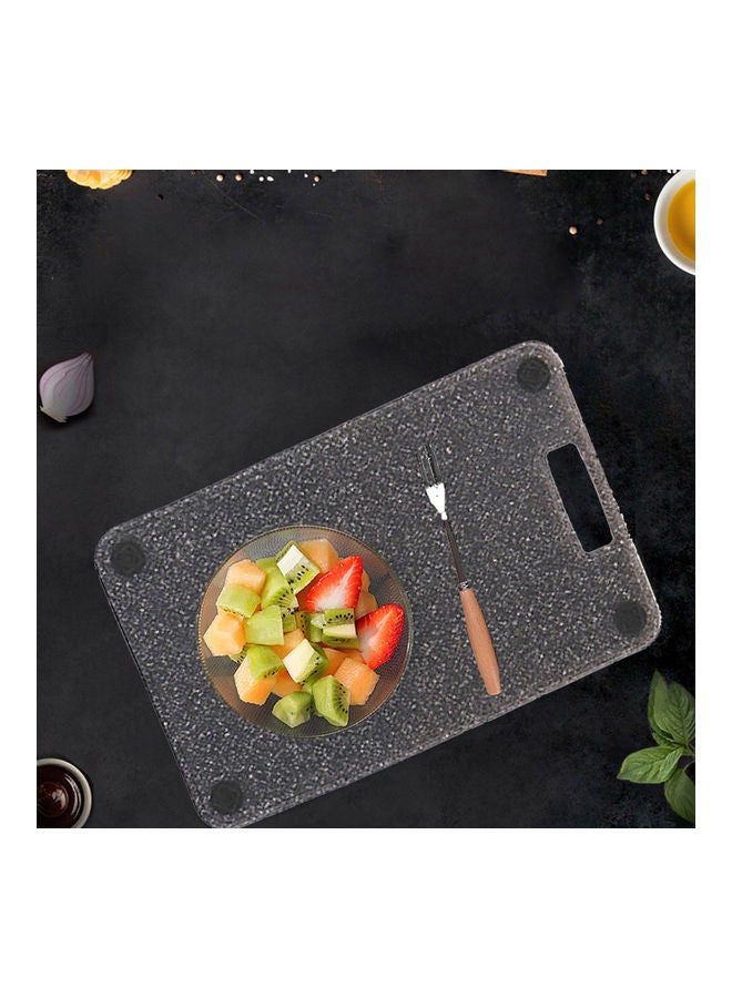 Imitation Marble Cutting Board Black 25x15x0.8cm - Image 3