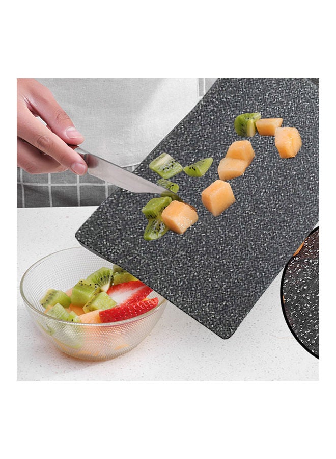 Imitation Marble Cutting Board Black 25x15x0.8cm - Image 4