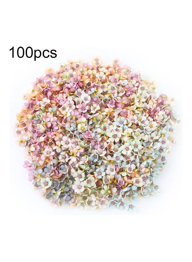 Generic 100-Piece Artificial Flower Set Multicolour 
