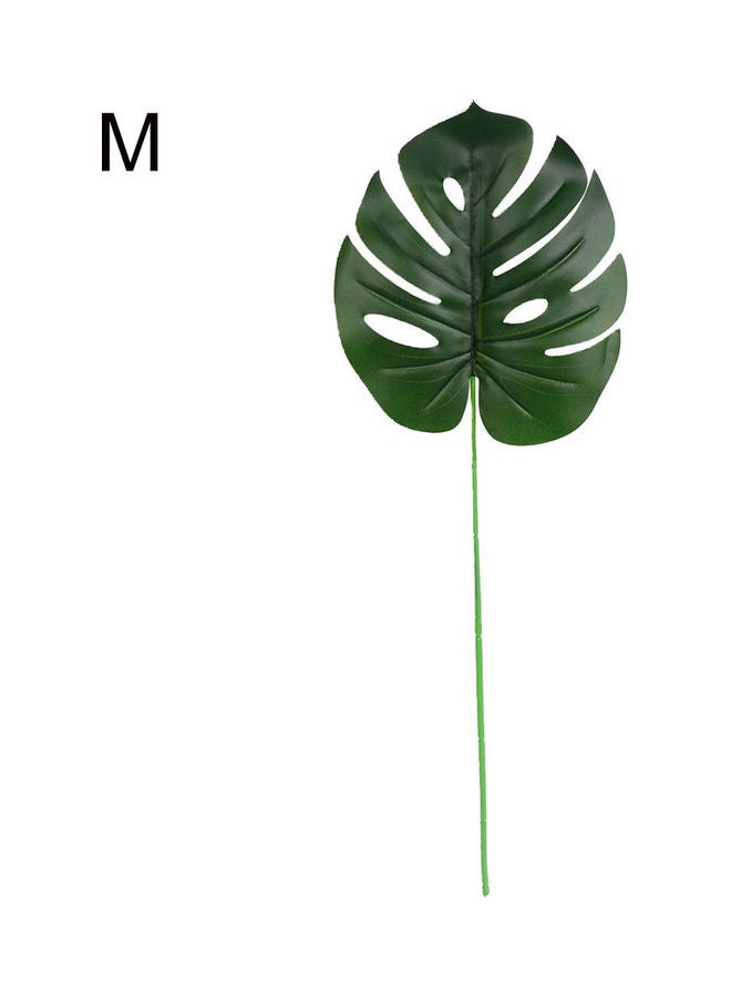1-Piece Artificial Monstera Leaf Set Green - Image 1