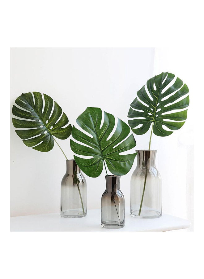 1-Piece Artificial Monstera Leaf Set Green - Image 2