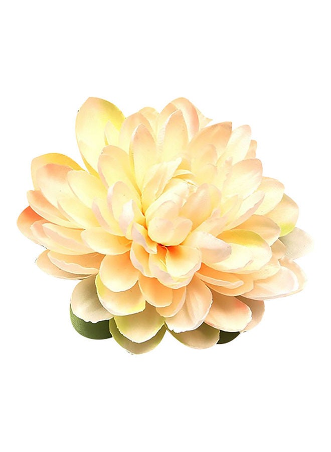 Generic Artificial Flower Head Beige 