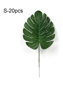 Generic 20-Piece Artificial Monstera Leaf Set Green  - Image 1