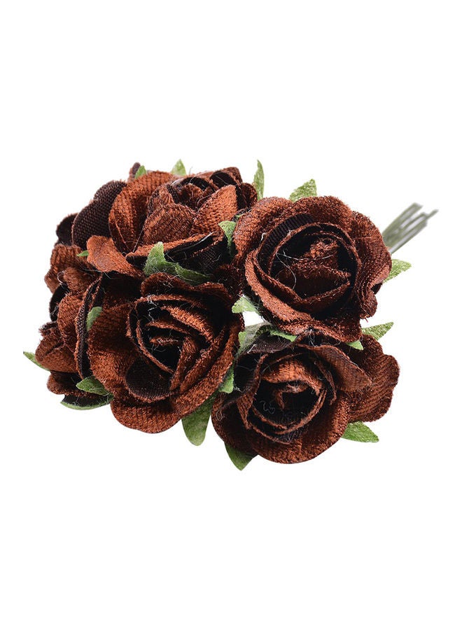 Generic Artificial Rose Bouquet Tan 
