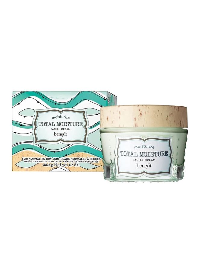 Benefit Cosmetics - benefit Total Moisture Facial Cream (48g) white 48.2grams - Image 1