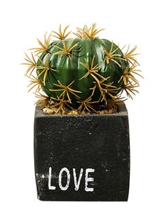 Generic Artificial Cactus Plant Multicolour 15x10.5x10.5cm 