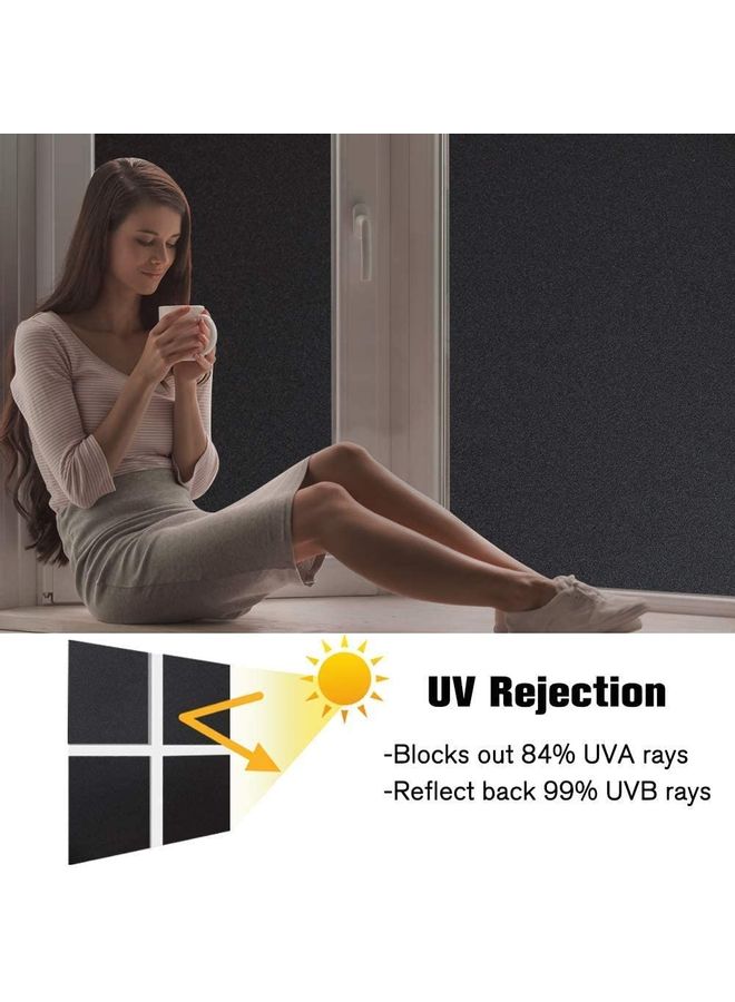 XiuWoo Decorative Window Film Sticker Black - Image 3