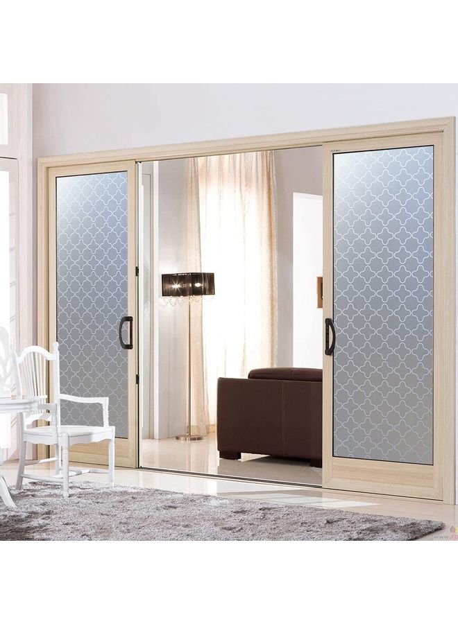 شو وو رقاقة لاصقة لتزيين النافذة شفاف 43x200سم - Image 4