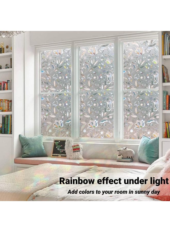 XiuWoo Decorative Window Films Privacy Sticker Multicolour  - Image 2