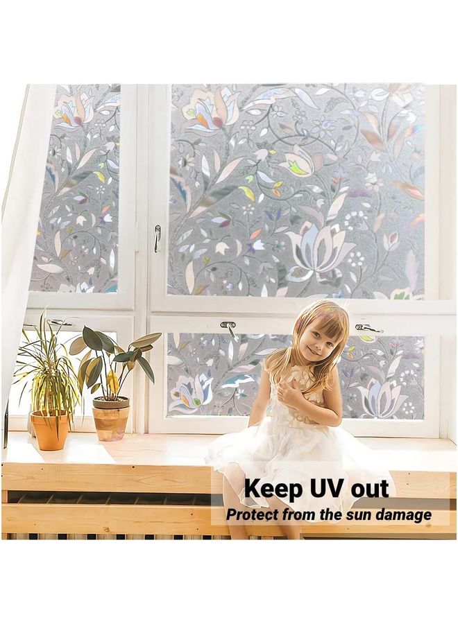 XiuWoo Decorative Window Films Privacy Sticker Multicolour  - Image 4