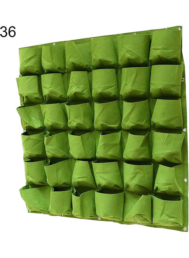 ماركة غير محددة حقيبة نباتات لزراعة الزهور تعلق على الحائط أخضر  - Image 1