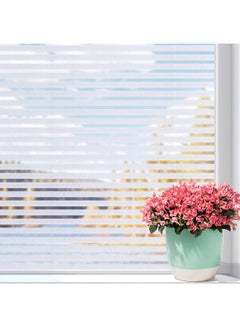 XiuWoo Decorative Window Film White/Clear 44.5x200cm  - Image 1