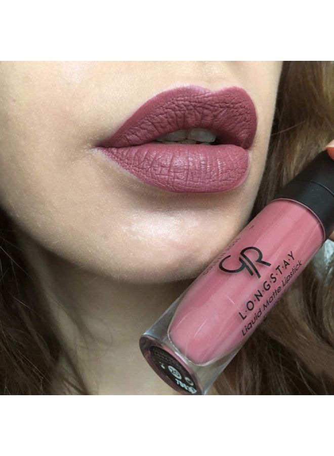Golden Rose - Long Stay Liquid Matte Lipstick 21 Dark Pink - Image 1