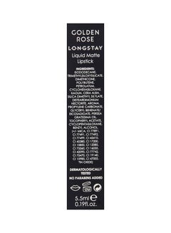 Golden Rose Long Stay Liquid Matte Lipstick 21 Dark Pink  - Image 5