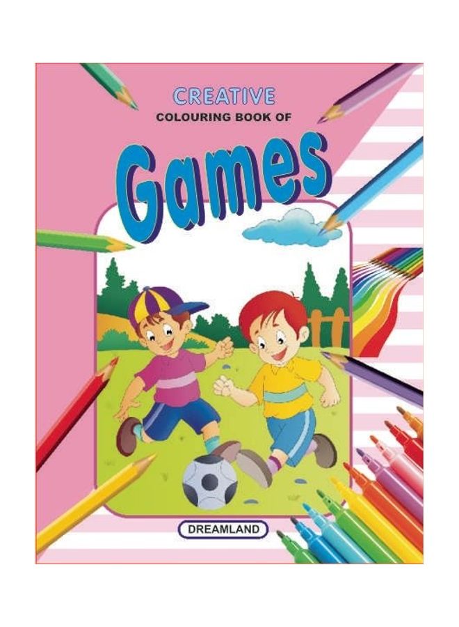 Creative Colouring Book - Games Paperback English by CreateSpace 