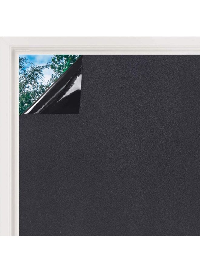 XiuWoo - Privacy Window Sticker Black 60x200cm - Image 1