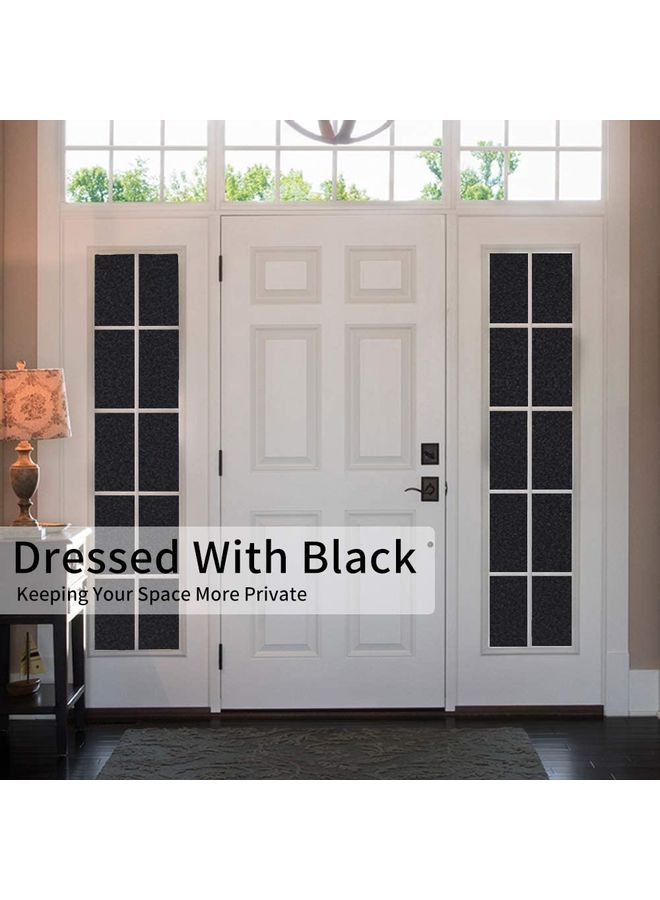 XiuWoo - Privacy Window Sticker Black 60x200cm - Image 1