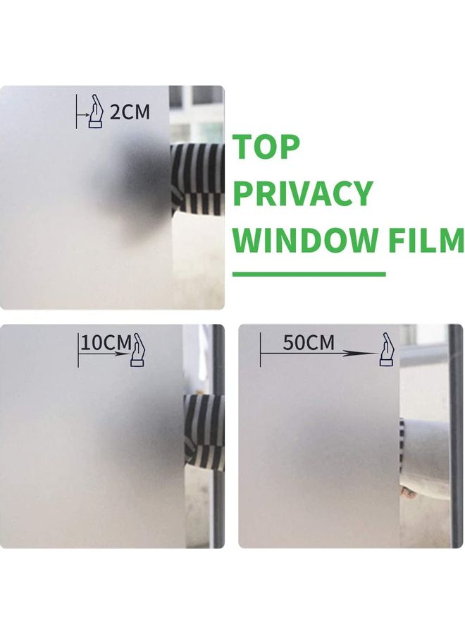 XiuWoo - Privacy Window Sticker White 60x200cm - Image 1