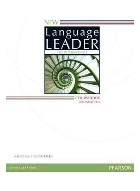 New Language Leader Pre-Intermediate Coursebook with MyEnglishLab Pack Paperback English by Gareth Rees