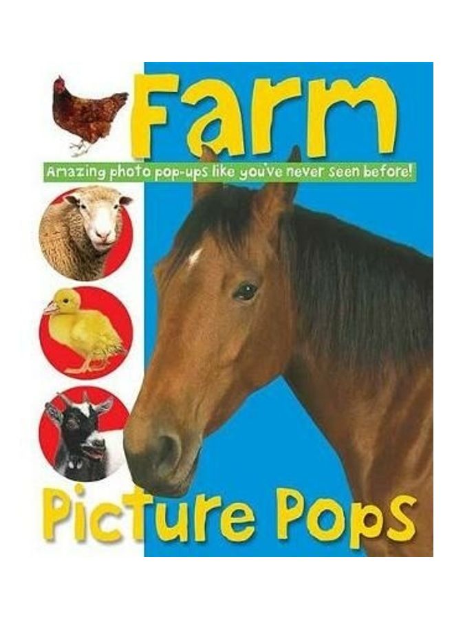 Farm Picture Pops Hardcover English by Roger Priddy