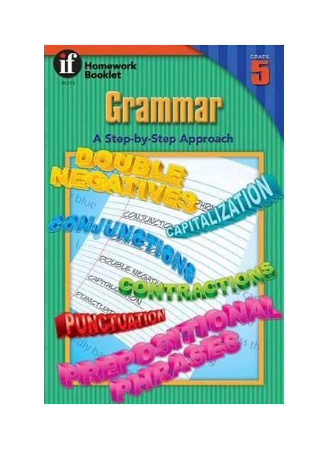 Grammar, Grade 5: A Step-By-Step Approach paperback english