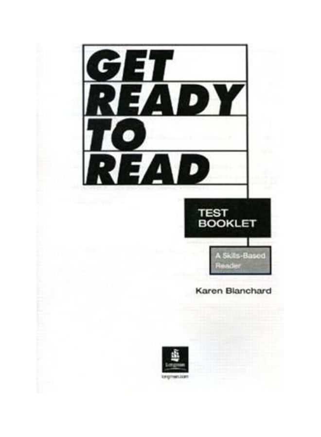 Get Ready to Read Test Booklet Paperback English by Karen Blanchard