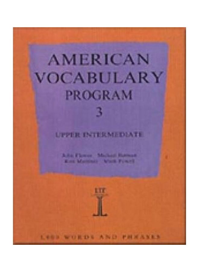 American Vocabulary Program 3: Upper Intermediate Paperback English by Mark Powell
