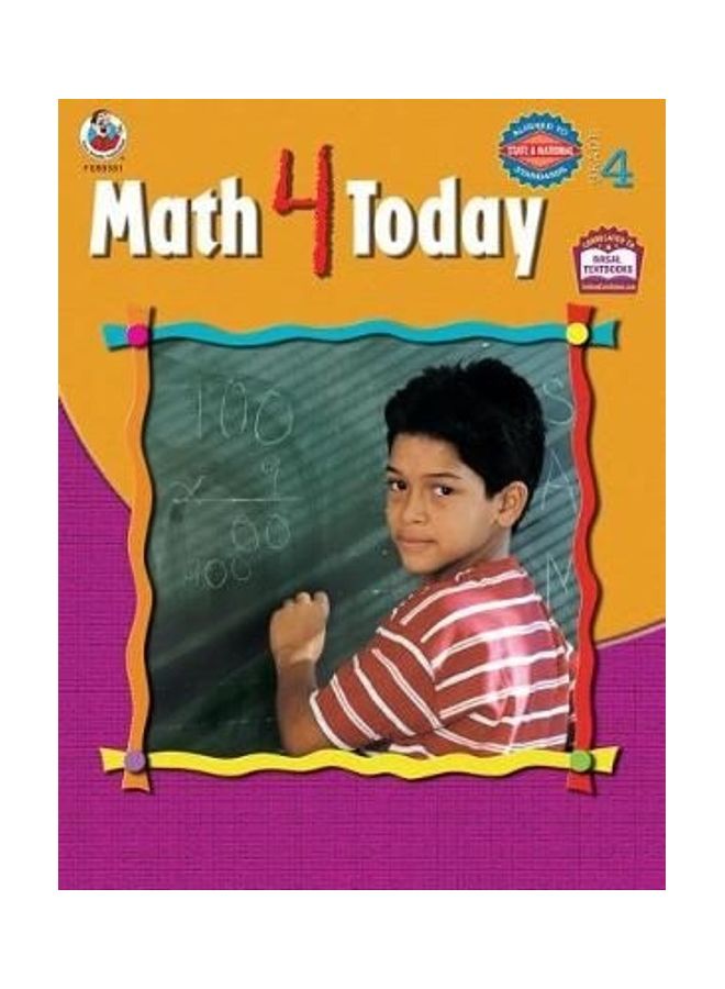 Math 4 Today, Grade 4 paperback english