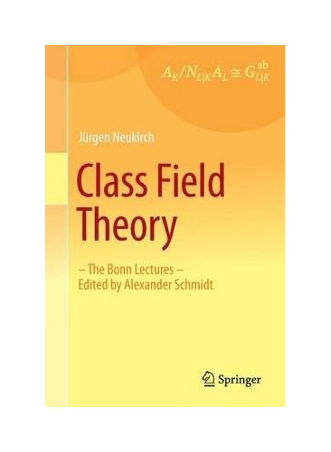 null - Class Field Theory: The Bonn Lectures Paperback English by Jurgen Neukirch - Image 1