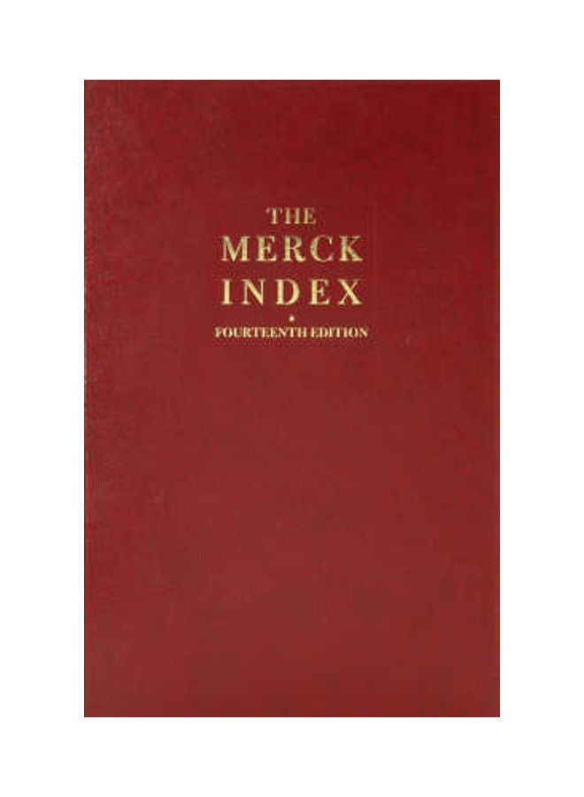 The Merck Index Hardcover English by Maryadele J. O'Neil