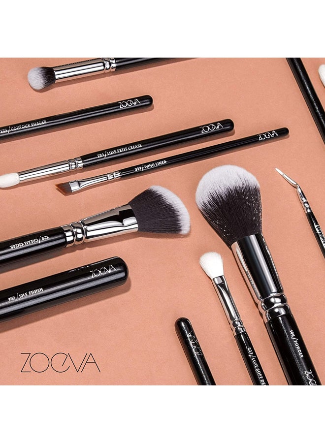 15 Piece Makeup Brush Set Black/Silver/Grey - v1622197632/N23974759A_7