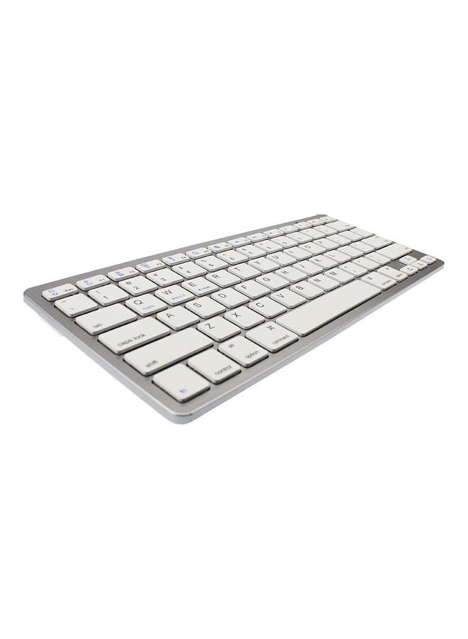 2-Piece Wireless Bluetooth Keyboard and Mouse Set Silver
