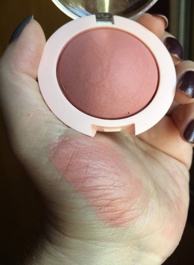Golden Rose Nude Look Face Baked Blusher Peachy Nude  - Image 3