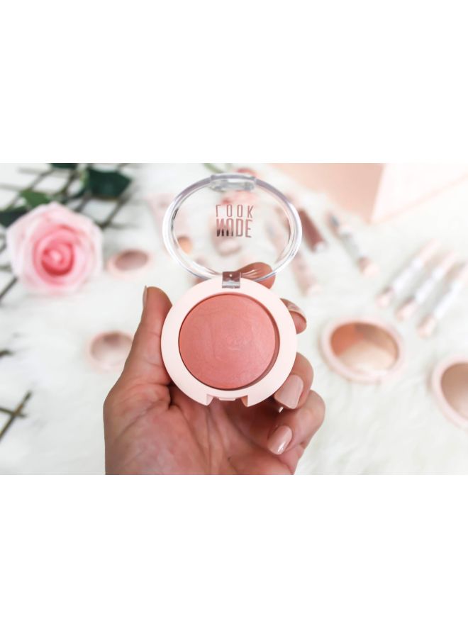 Golden Rose Nude Look Face Baked Blusher Peachy Nude  - Image 5