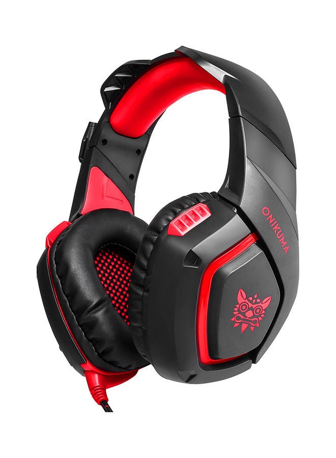 onikuma K1B Head-mounted Wired Gaming Headset With 50mm Driver Unit Noise Reduction Mic USB+Dual 3.5mm Ports - Image 2