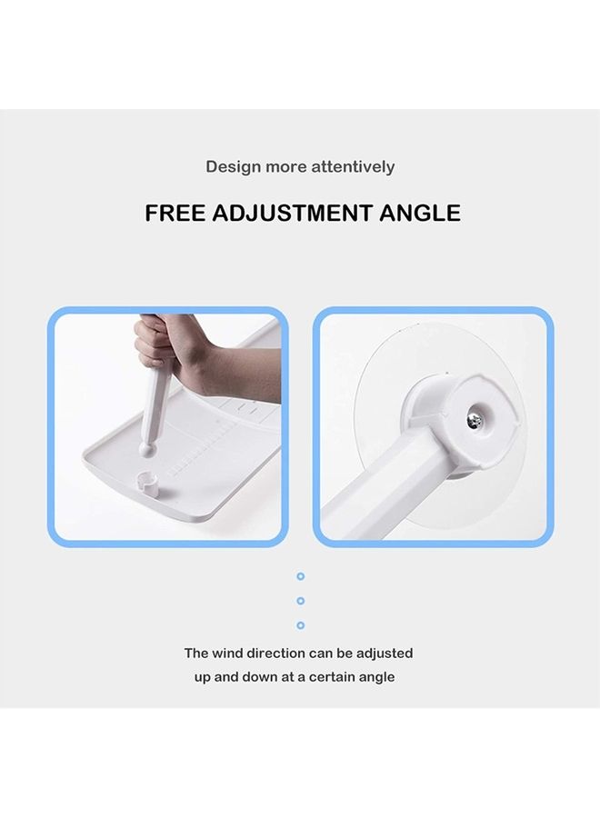 XiuWoo Air Conditioner Cover R96 White/Blue  - Image 3
