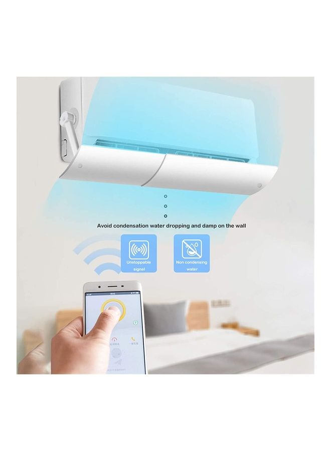 XiuWoo Air Conditioner Cover R96 White/Blue  - Image 5