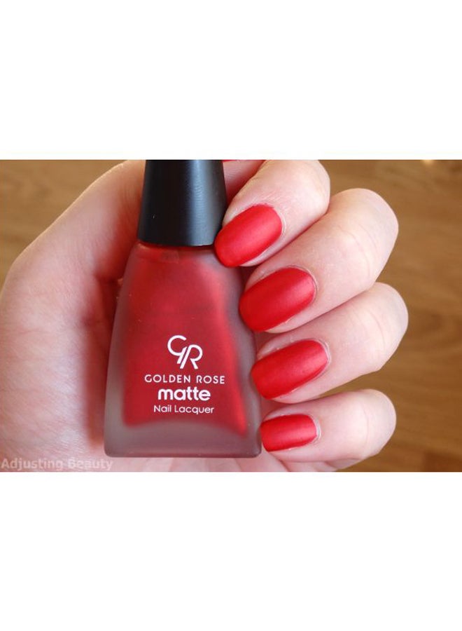 Golden Rose - Matte Nail Lacquer 03 Red - Image 1