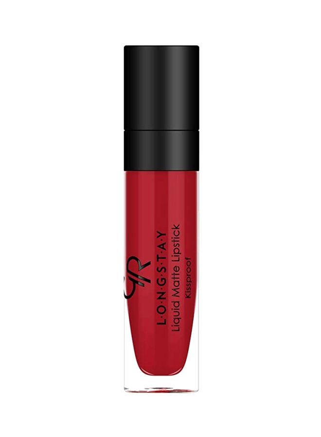 Golden Rose Longstay Liquid Matte Lipstick 9 Red - Image 1