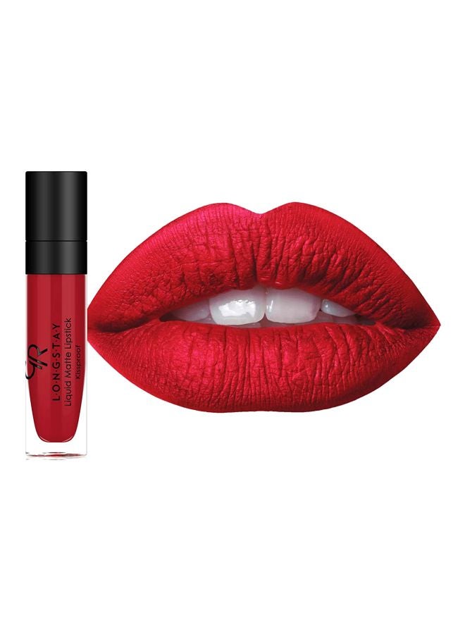 Golden Rose Longstay Liquid Matte Lipstick 9 Red - Image 2