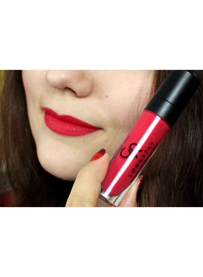 Golden Rose Longstay Liquid Matte Lipstick 9 Red - Image 4