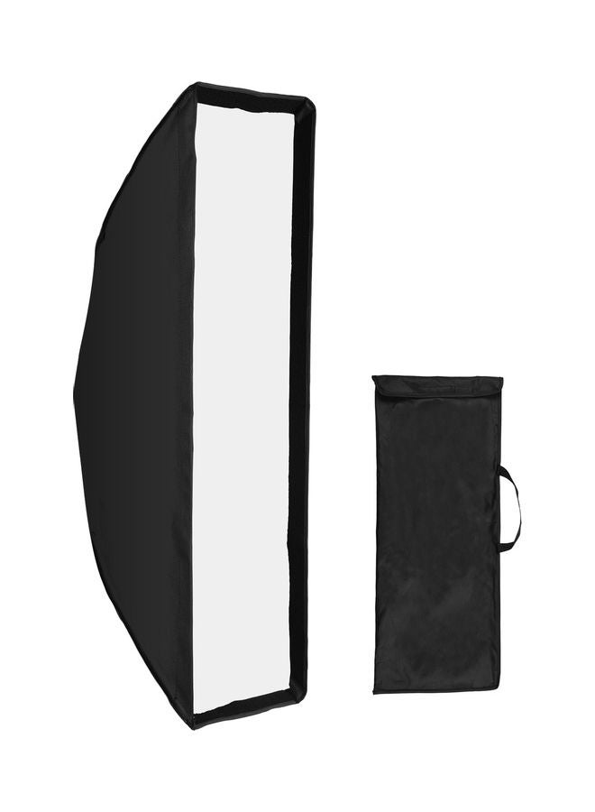 Portable Photography Strip Soft Box with Bowens Mount and Carrying Bag Black/White - Image 2