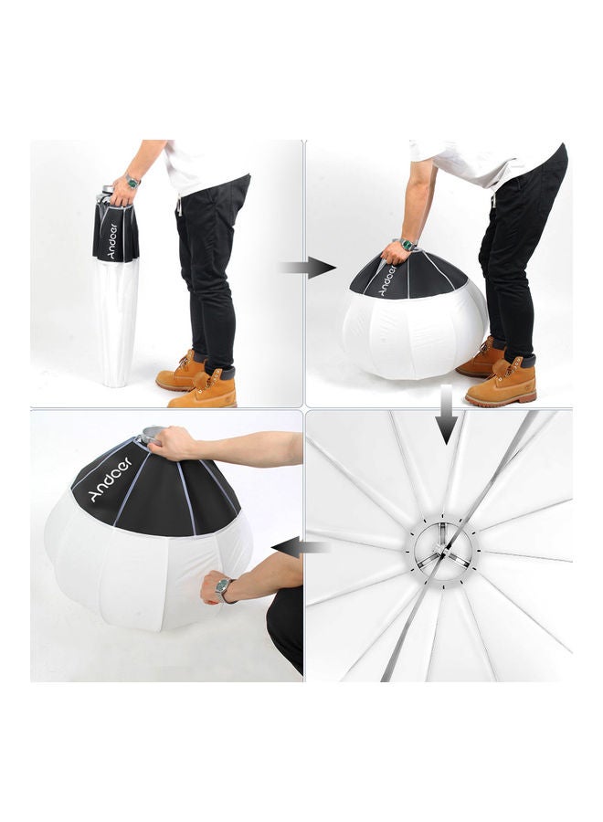 ANDOER Spherical Collapsible Photography Soft Box White  - Image 3
