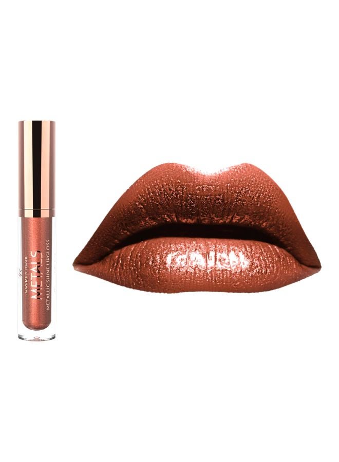 Golden Rose Metals Metallic Shine Lipgloss 05 Bronze  - Image 2