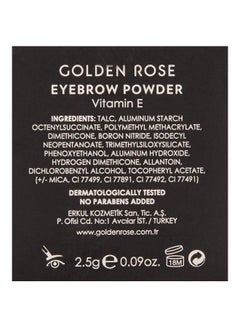 Golden Rose Eyebrow Powder 106 Brown  - Image 3