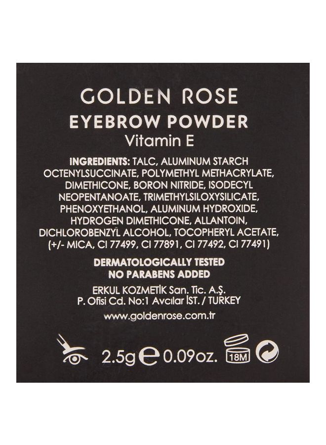 Golden Rose Eyebrow Powder 106 Brown  - Image 3