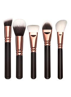 Zoeva Beauty Luxury Rose Gold 8pc Premium Quality Handcrafted Soft And Dense Dazzle Colour Brushes Telescopic Cosmetic Makeup Brush Brown/Rose Gold/White  - Image 2
